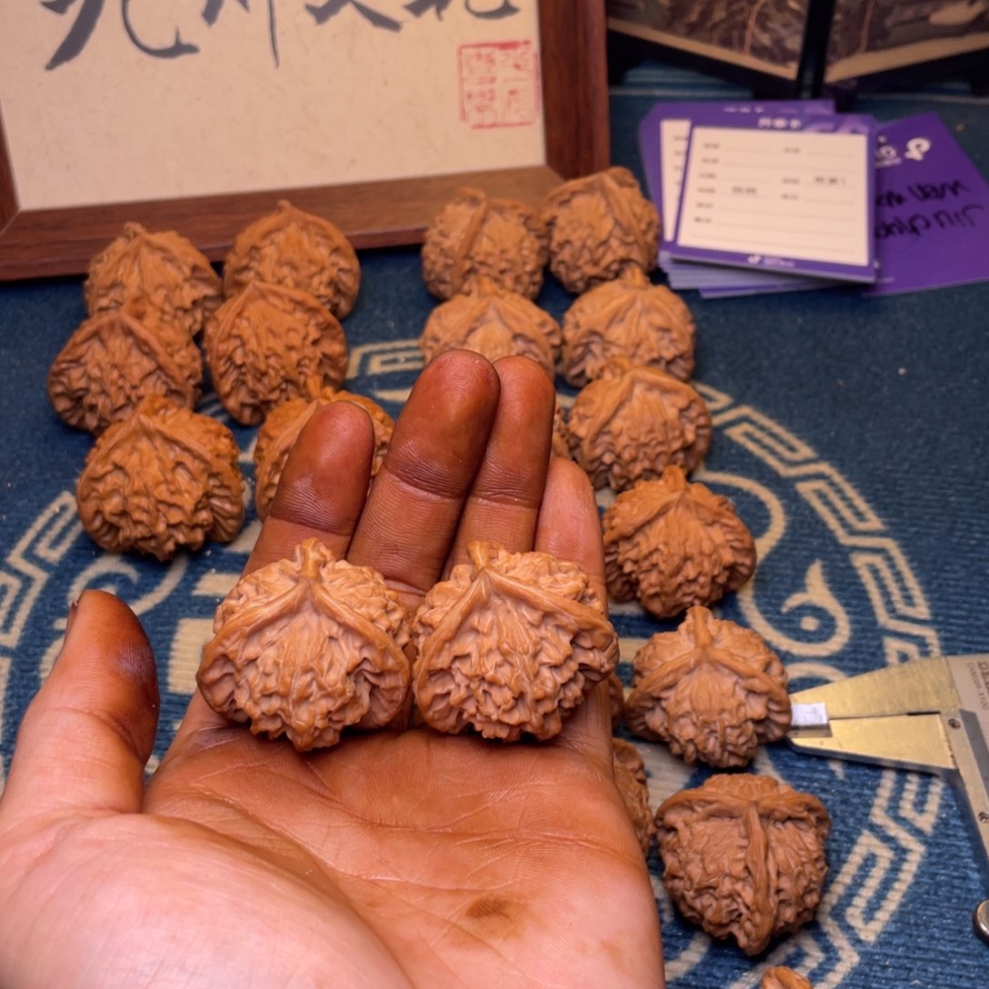 把件文玩核桃杜*三盘山38