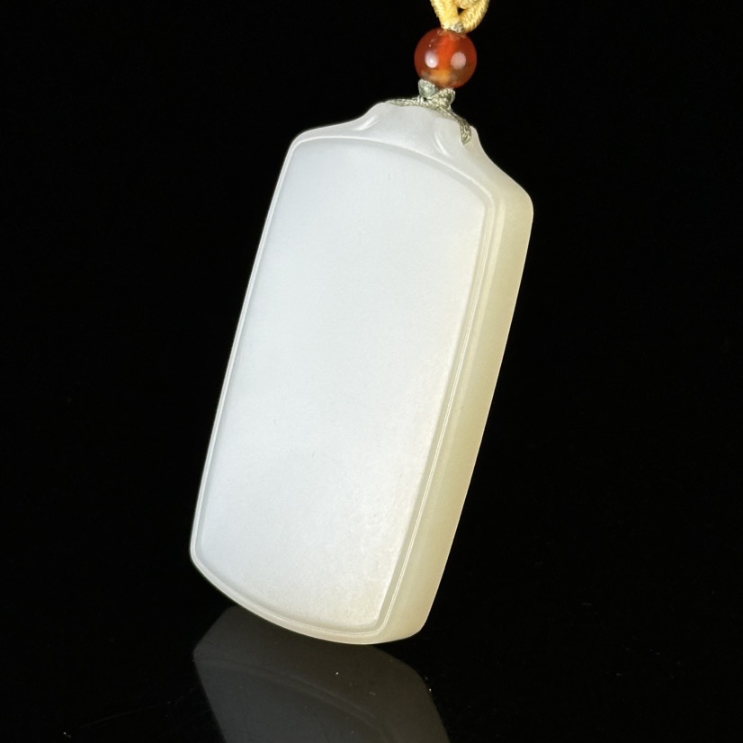 WZ0218019 和田玉无事牌佩/吊坠
