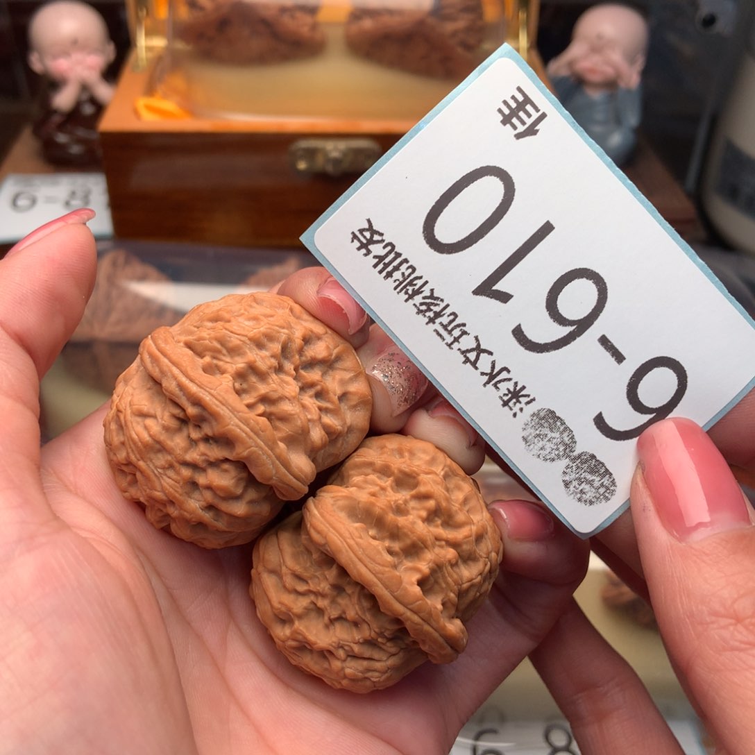 文玩核桃把件41闷白