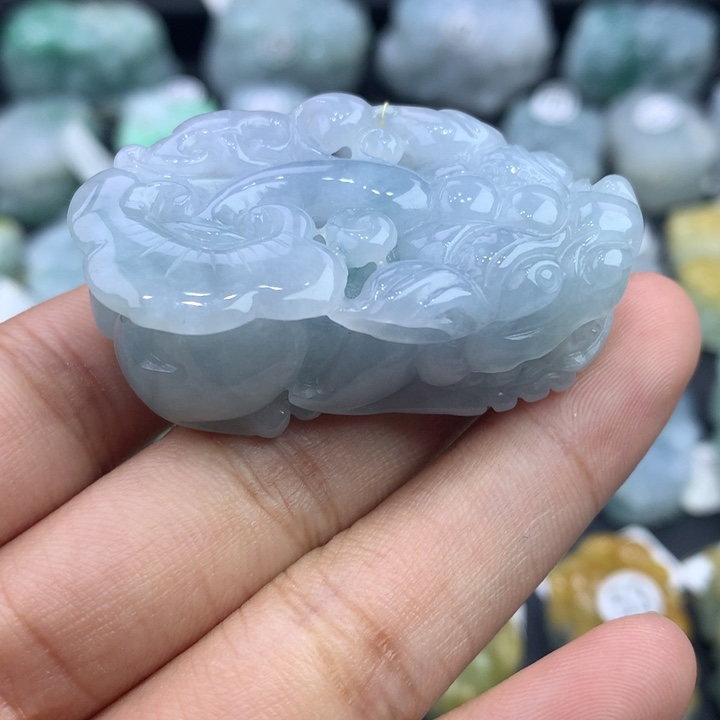 翡翠未镶嵌颈饰天然缅甸翡翠