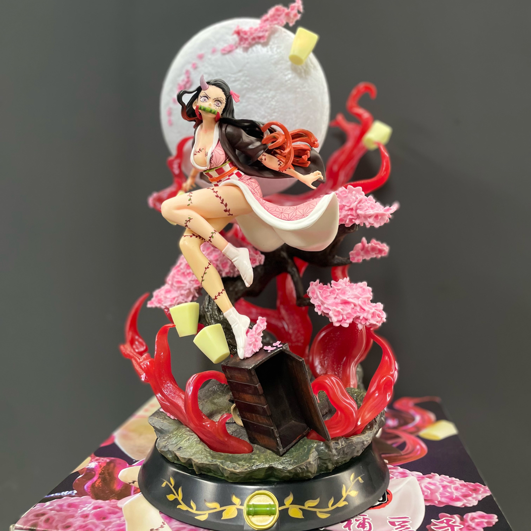 40CM 高 鬼灭之刃弥豆子手办彩盒包装 现货现发