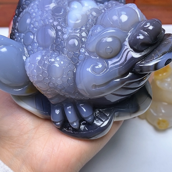 玛瑙/玉髓手把未镶嵌双****y