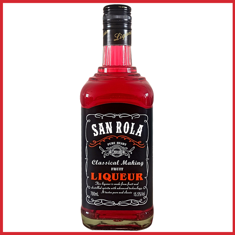 圣罗拉蔓越莓利口酒水果味700ml大瓶装15.5度微醺晚安小甜酒吧