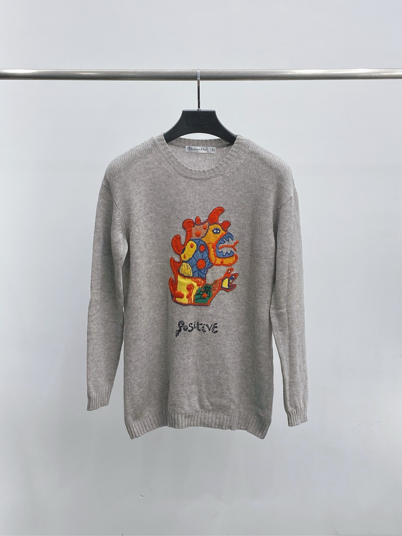 未使用 DIOR/迪奥 pp12042994/100％山羊绒针织衫/36码
