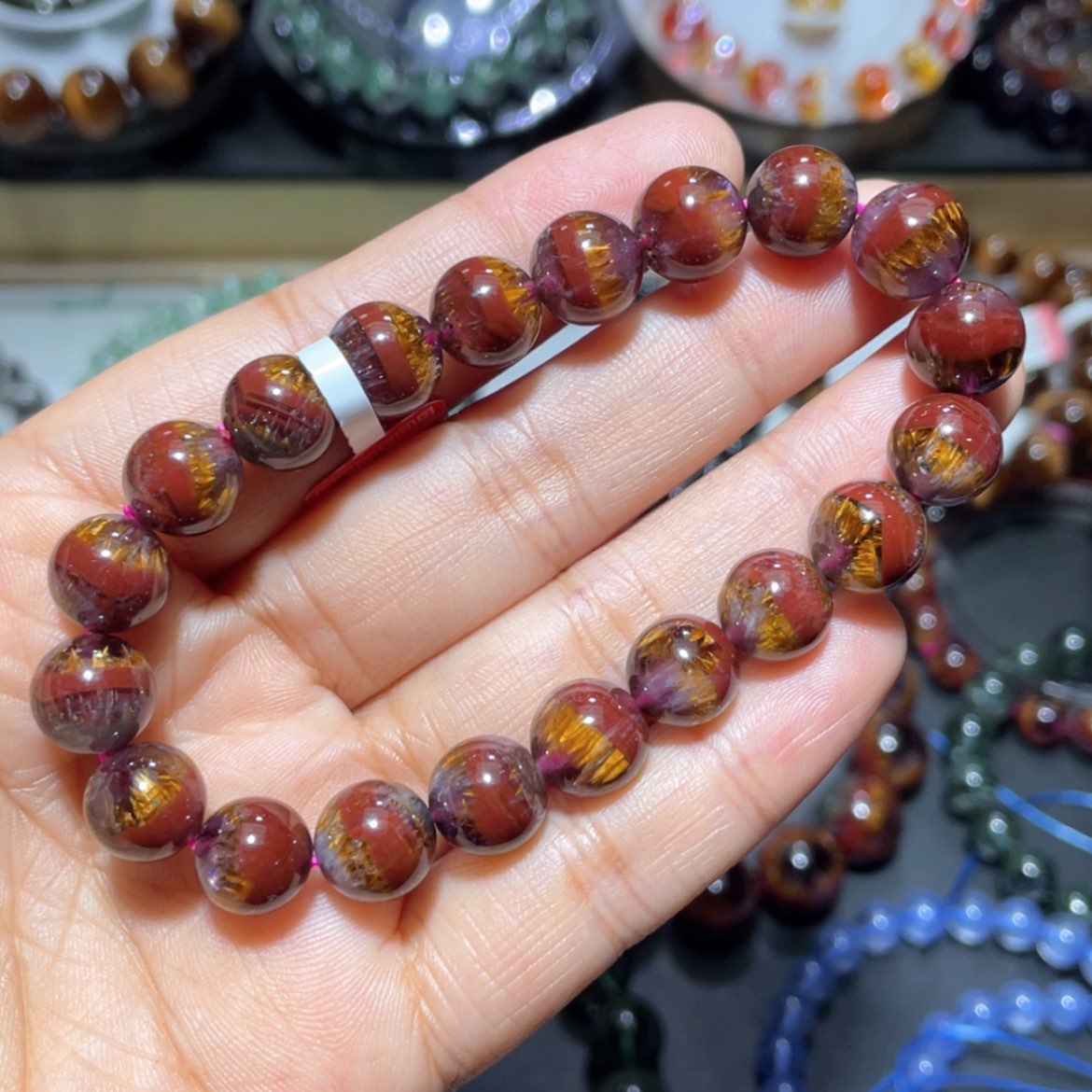 【闪购商品】手串未镶嵌水晶极光聚宝盆手串