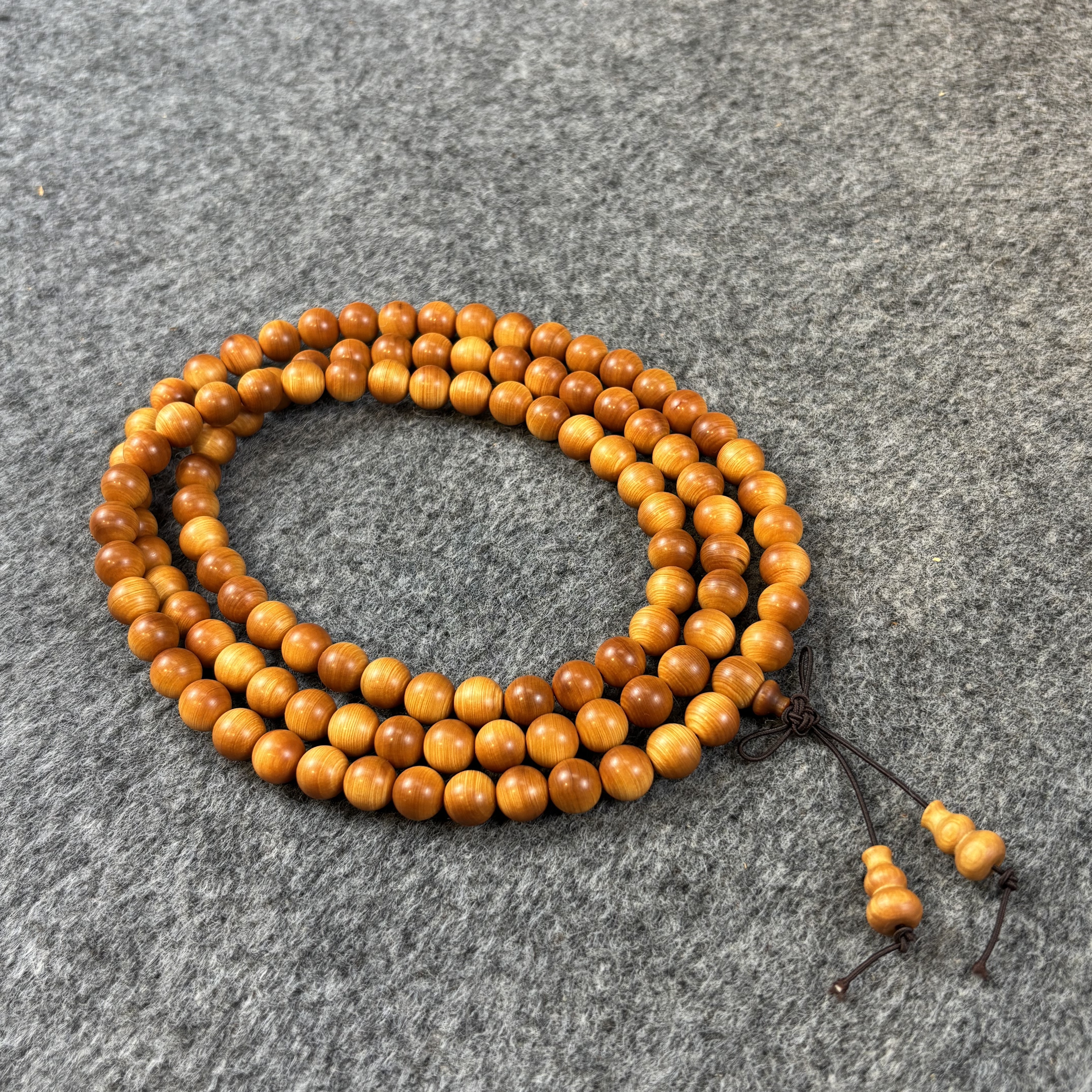 太行崖柏10*108圆珠手串男女士盘玩佛珠文玩念珠手持高档