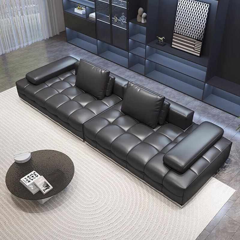 简约家用客厅全皮免洗真皮沙发劳伦斯沙发皮艺轻奢客厅创意极简