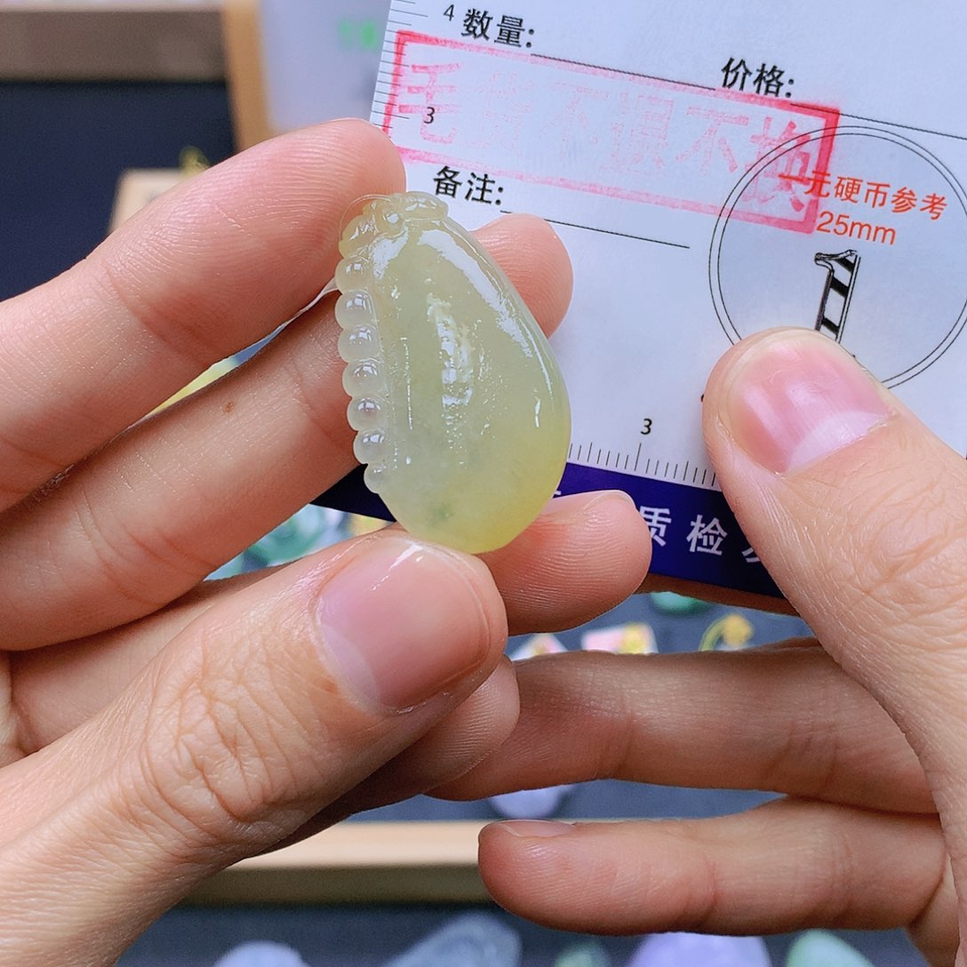 翡翠未镶嵌颈饰翡翠
