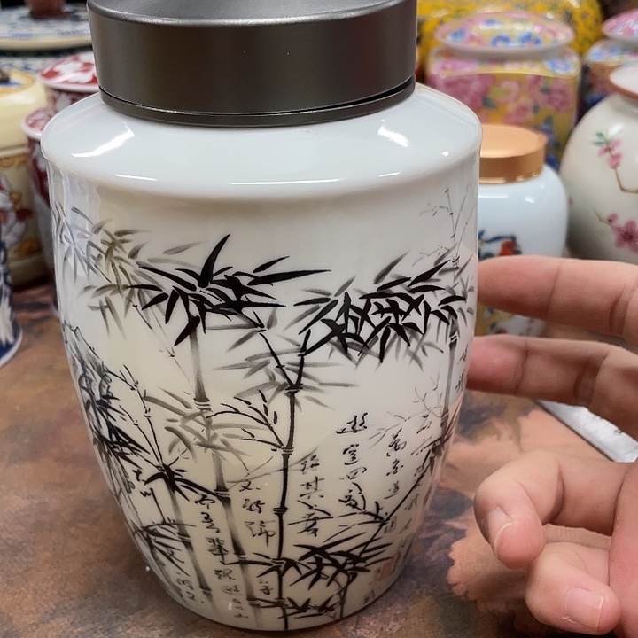 陶瓷罐茶叶罐密封罐储物罐