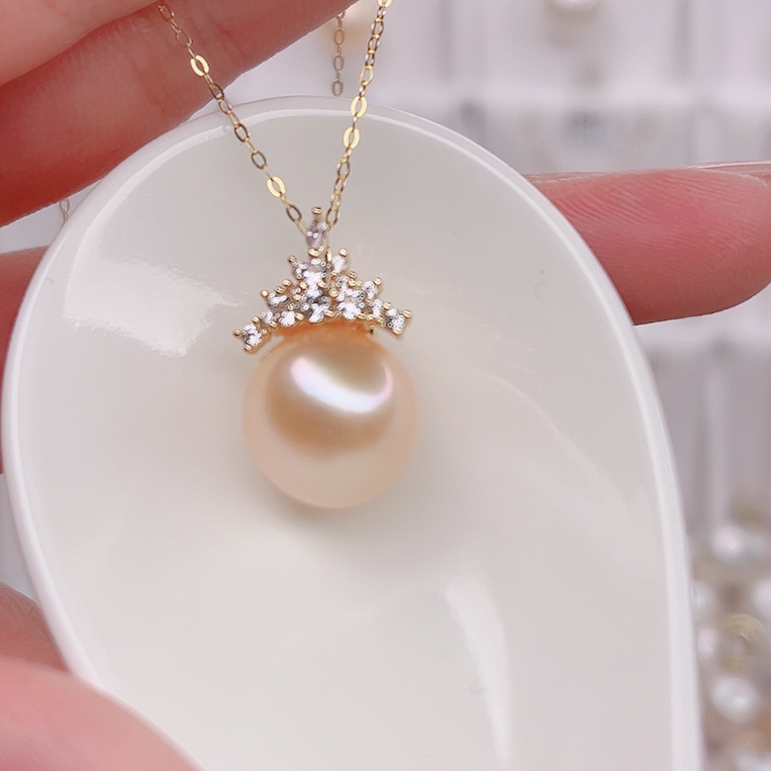 未镶嵌淡水珍珠吊坠(赠链)