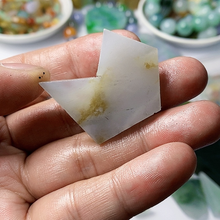 翡翠散珠天然翡翠A货