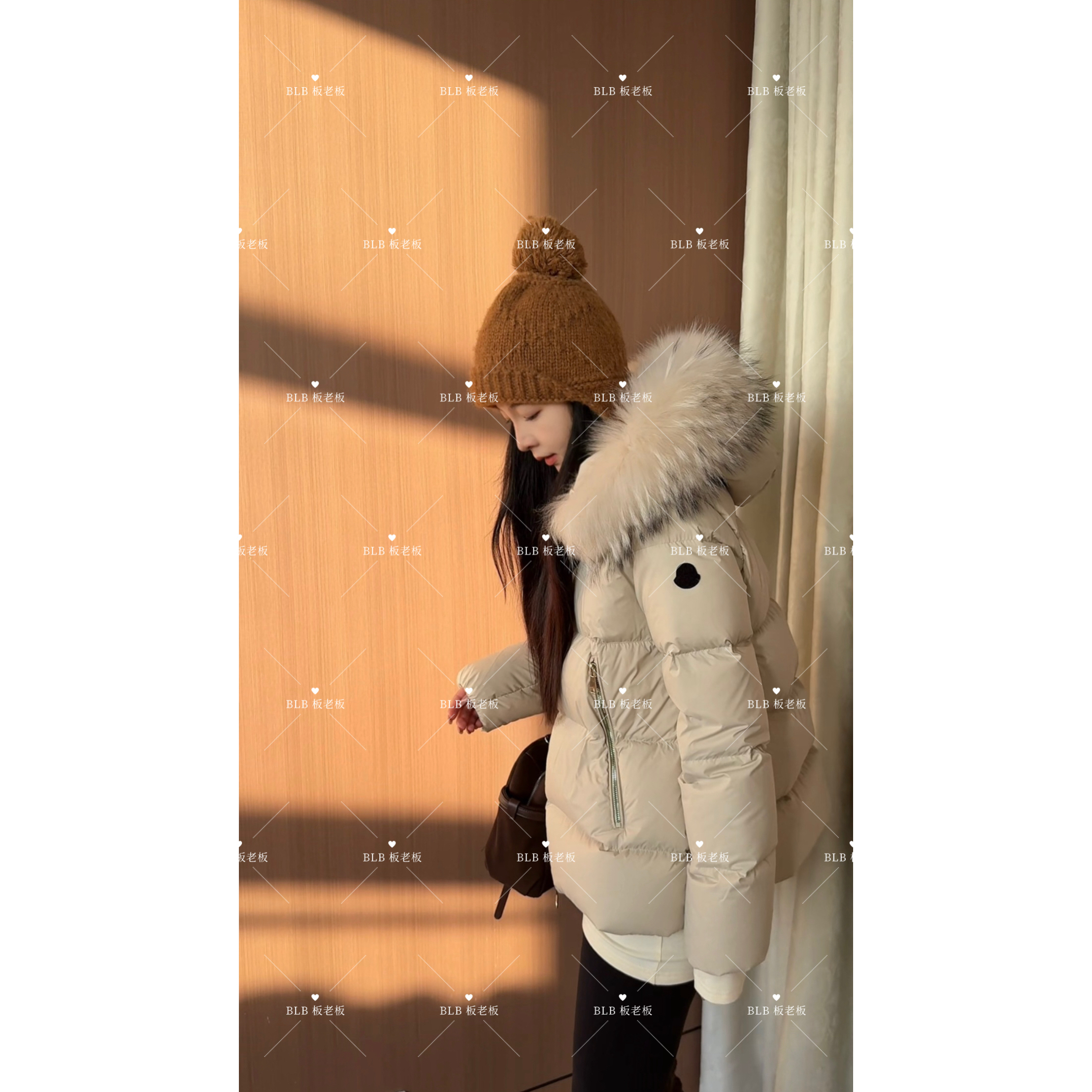 【雪娃娃】M家～金拉链版本～A版～鹅绒羽绒服