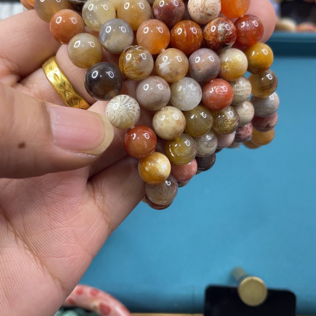 未镶嵌手镯硅化玉