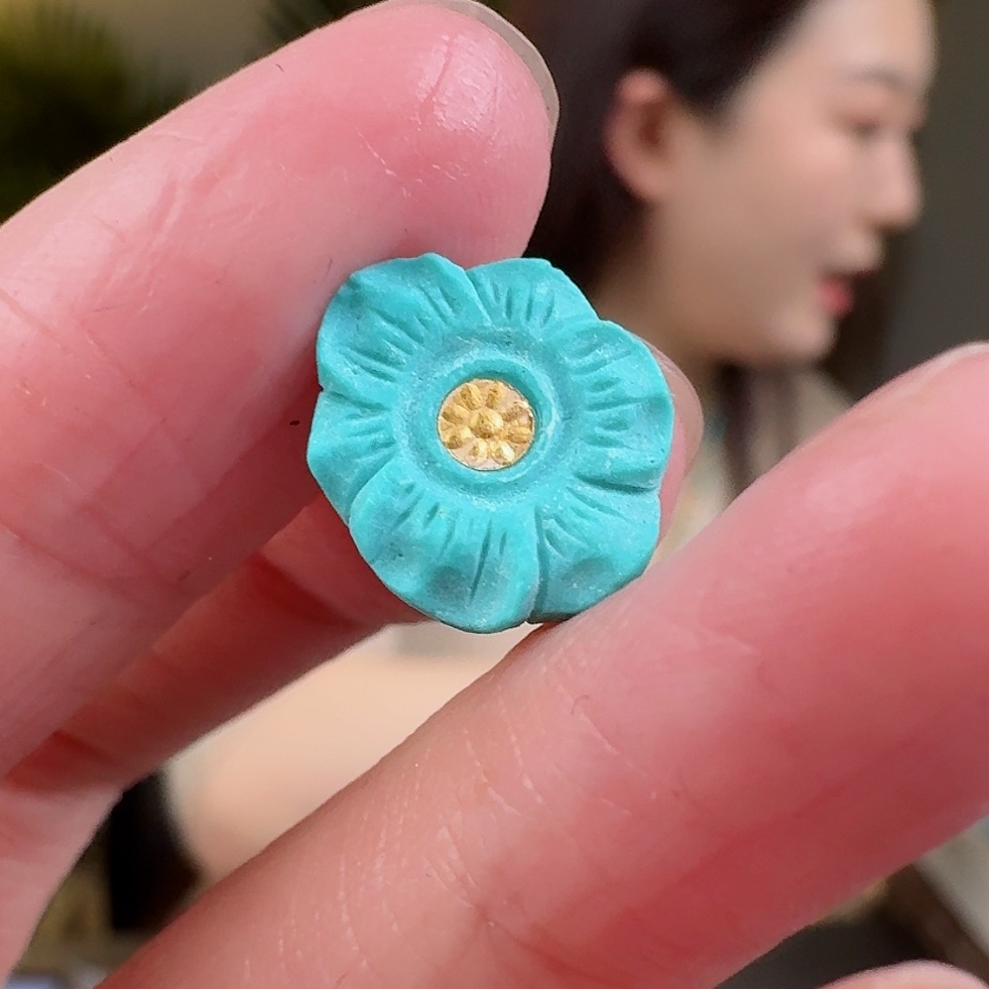 绿松石珠宝奇石未镶嵌