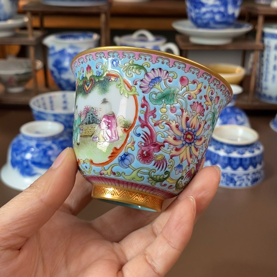 景德镇陶瓷手工手绘