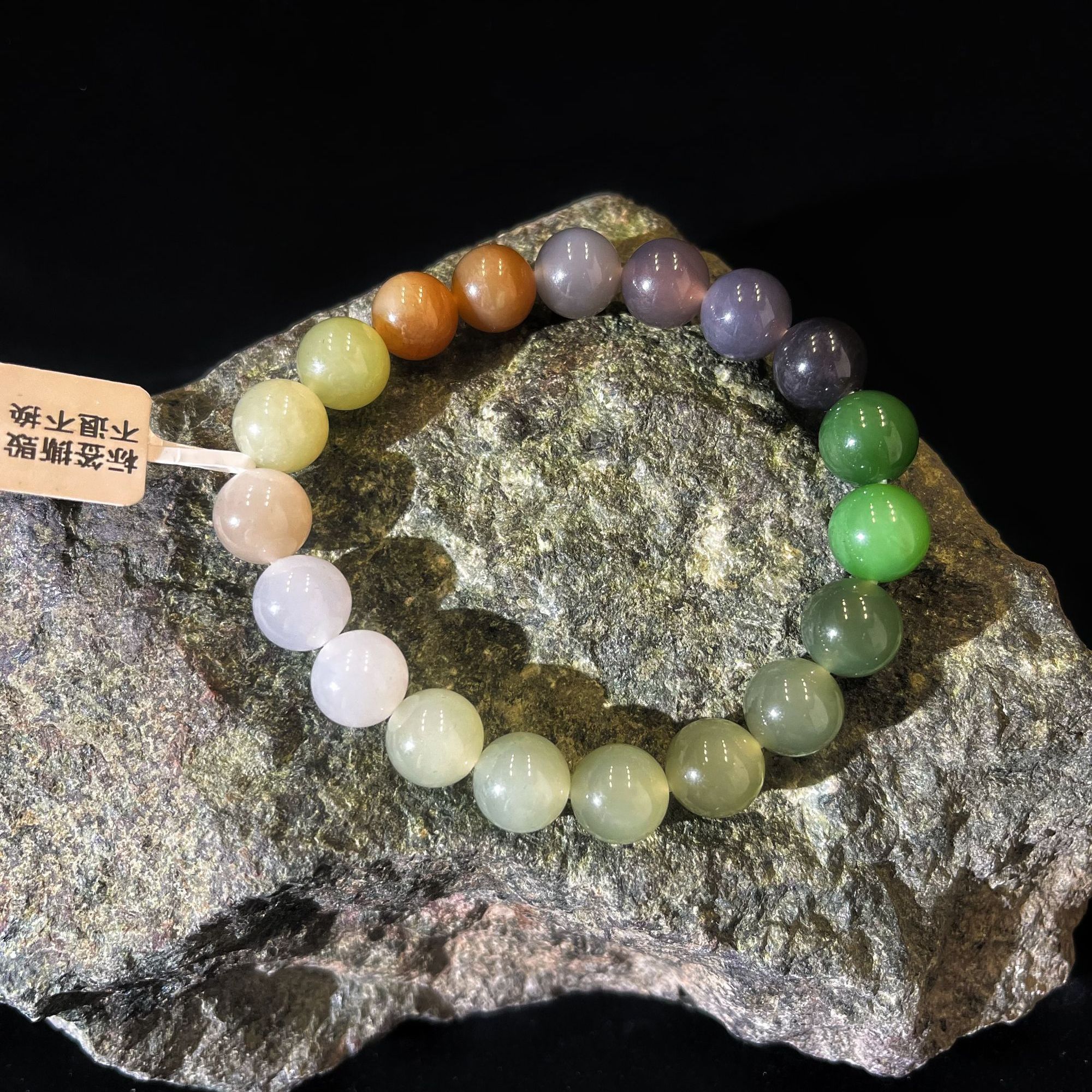 【V姐珠宝】GN90604 和田玉多宝手串 10mm