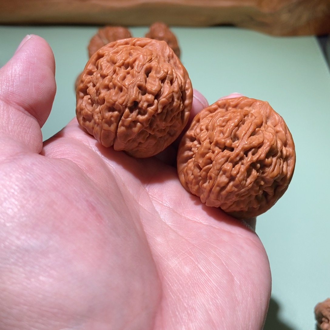 文玩核桃吊坠全品39莲花虎头