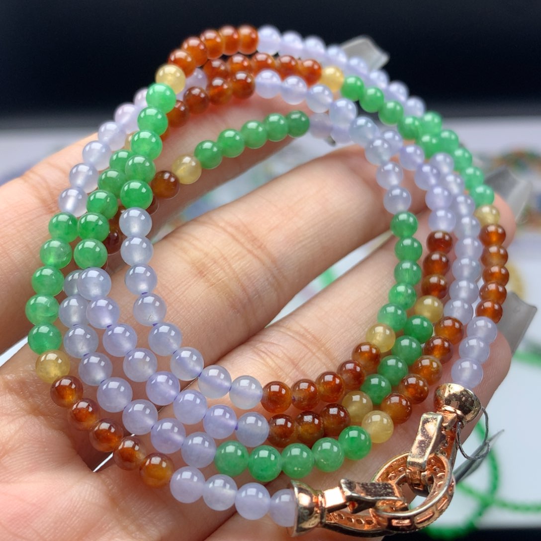 翡翠手链未镶嵌卡