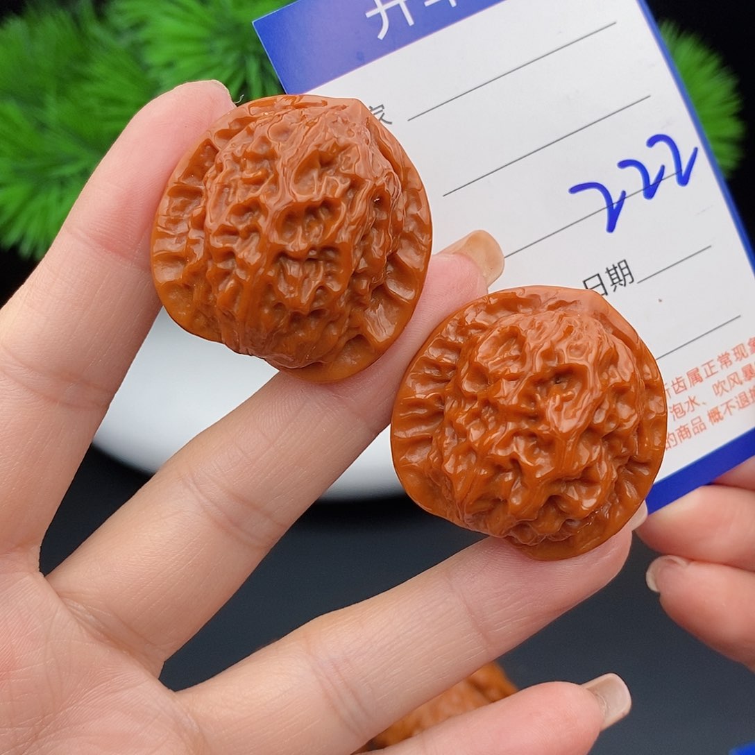 文玩核桃把件35瓷娃娃222