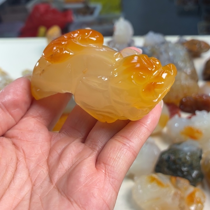 玛瑙/玉髓未镶嵌吊坠(不含链)