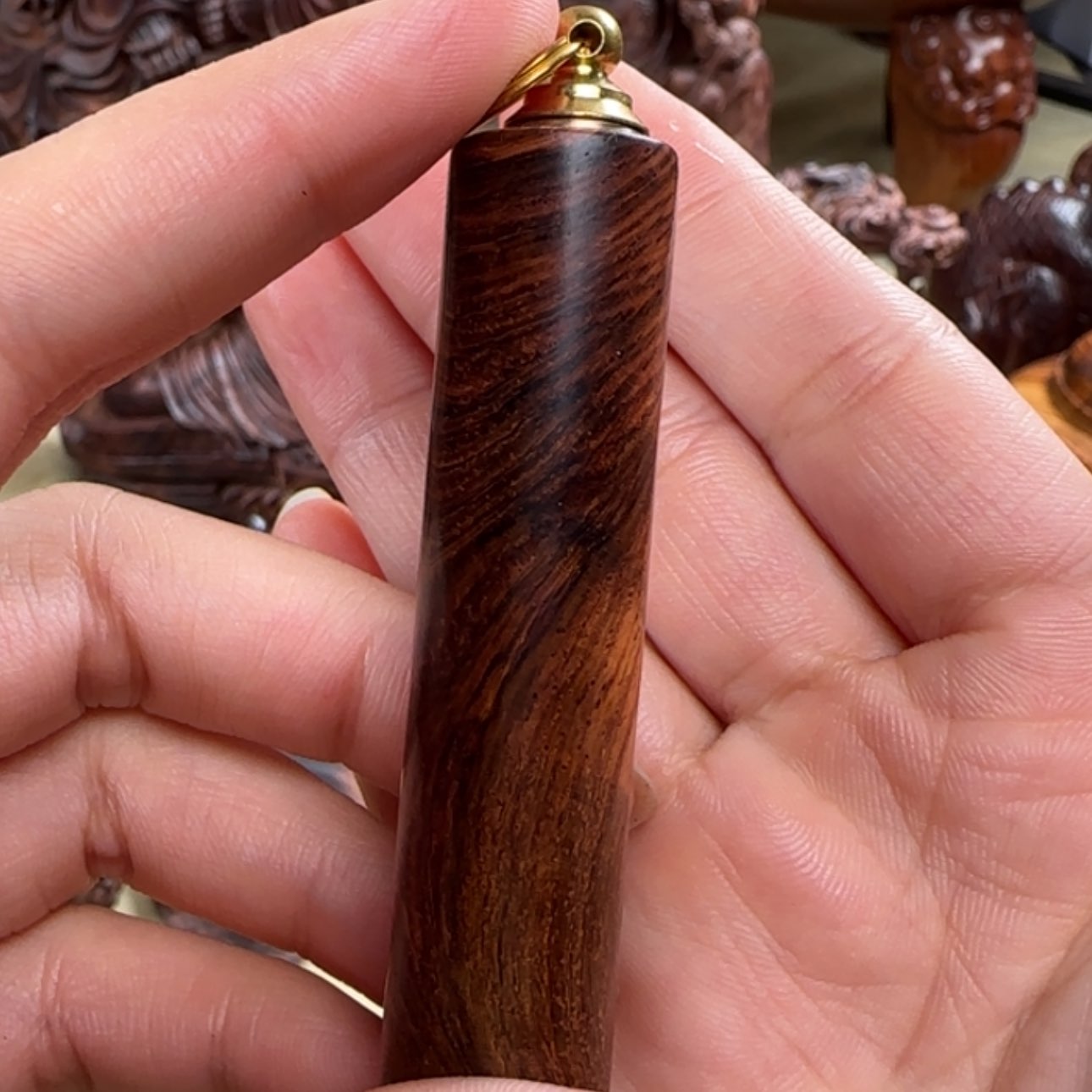 【闪购商品】黄花梨/降香黄檀鼻烟壶 手把件