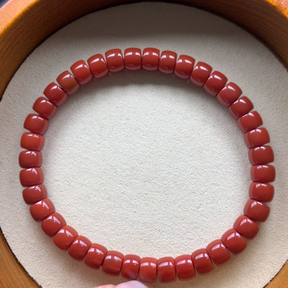 南红玛瑙未镶嵌保山天然原矿南红直切手串