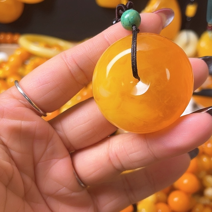 妖***零波罗的海半山水平安扣