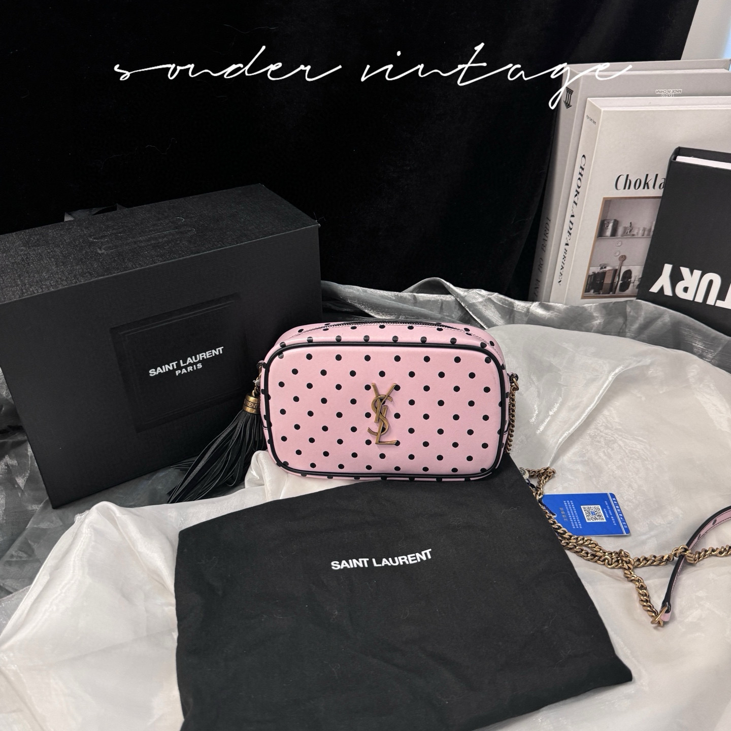 95新 YSL/圣罗兰 ysl 斜挎包