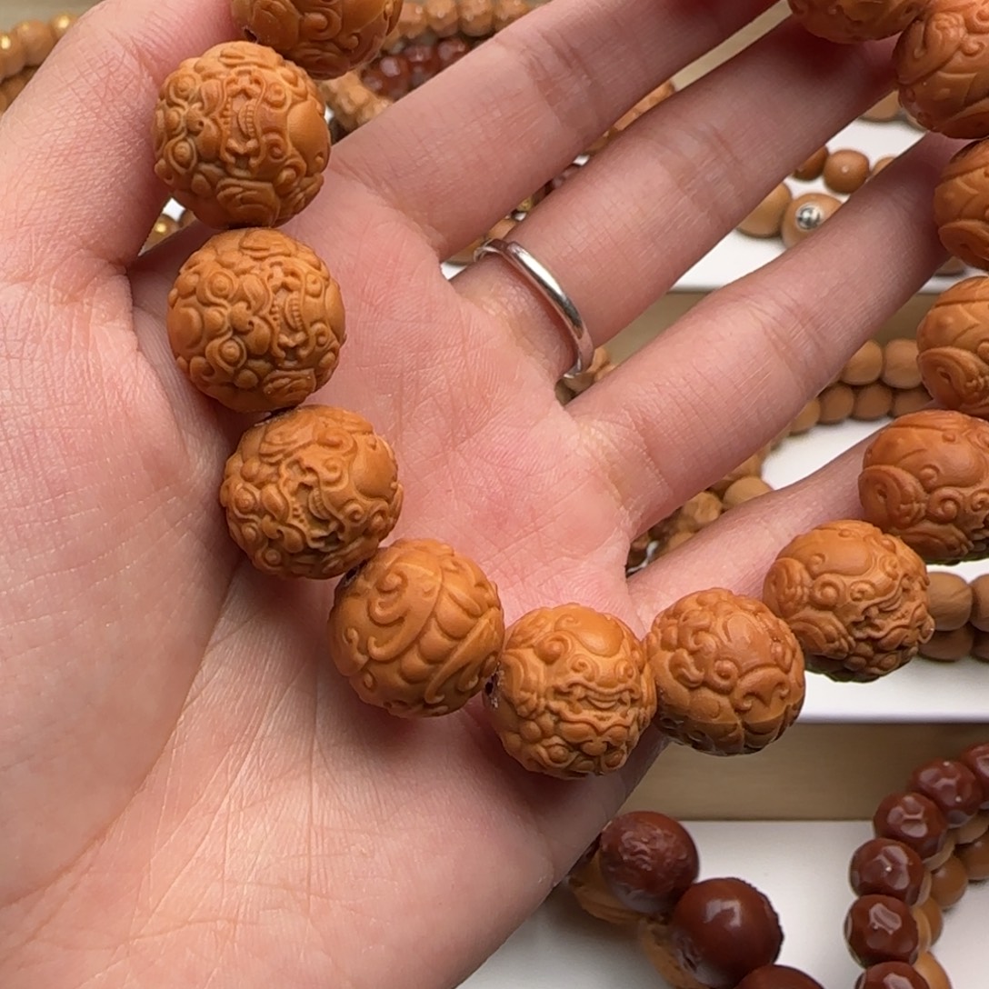 猴头核桃吊坠漏眼款貔貅（颗颗漏）15-16