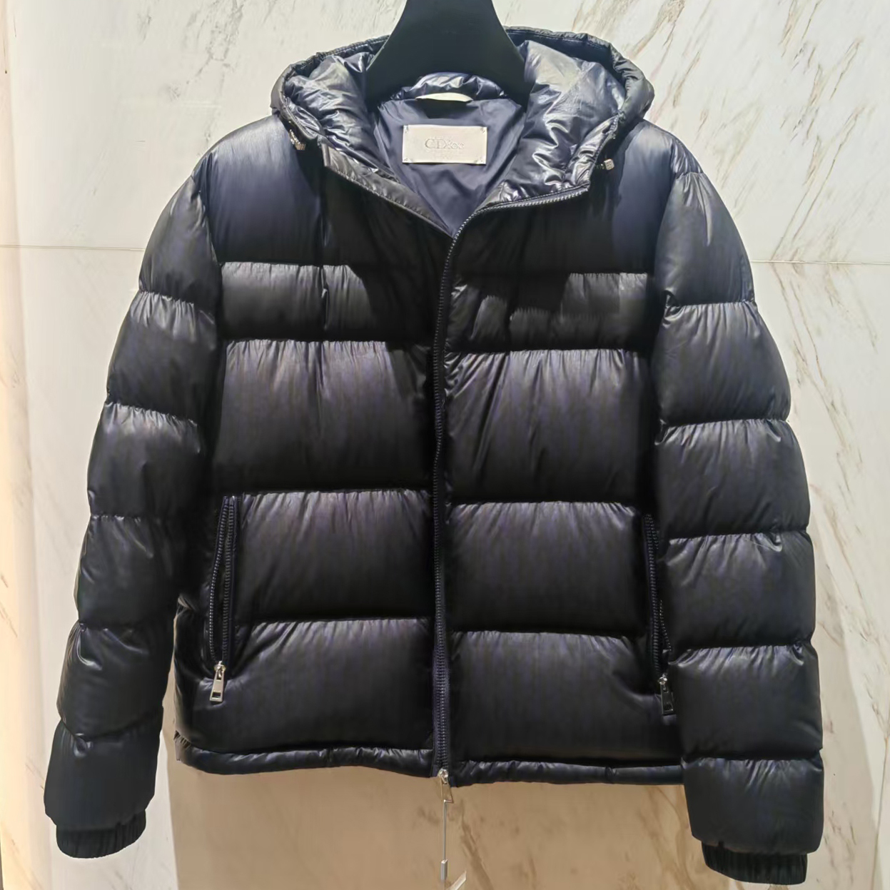 C.Dioc男士经典老花秋冬保暖时尚百搭羽绒服