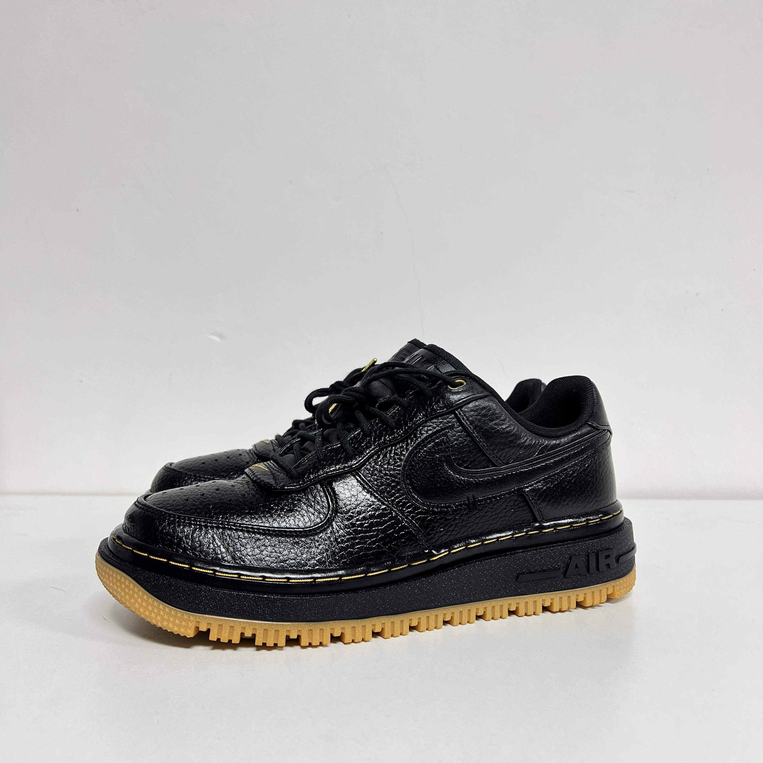 95新 maje 44码/内长280 af1 Black Gum 黑色 低帮板鞋