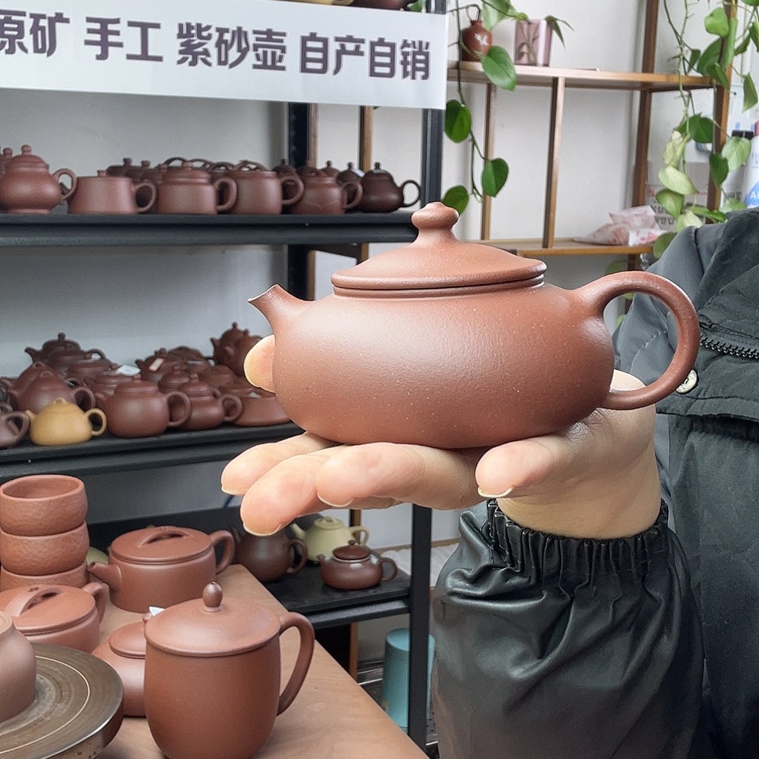 紫砂茶壶中槽清寒江壶