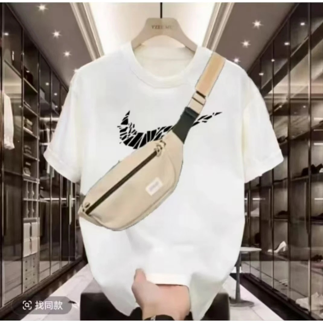 -4【一折粉丝福利】夏季男女同款百搭时尚潮牌短袖T恤