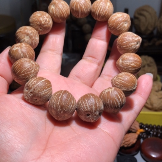 橄榄核吊坠紫金鼠原皮手串