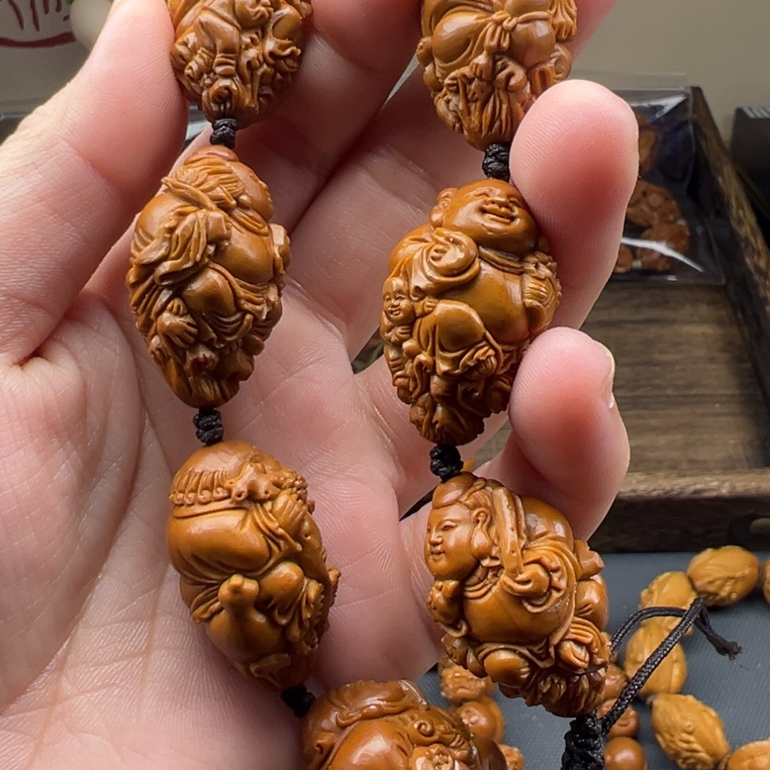 小***七手串/手链橄榄核八仙