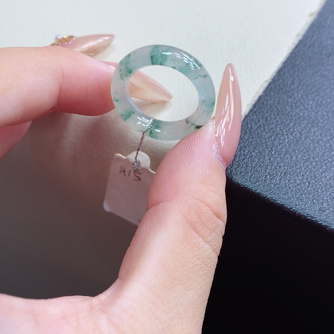 未镶嵌戒指翡翠9-10号