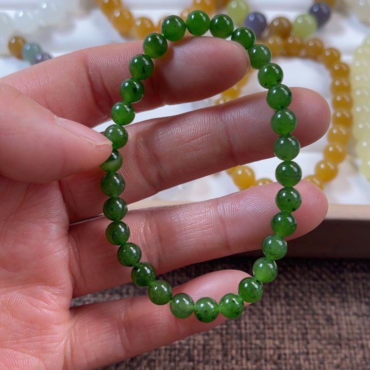 和田玉未镶嵌手串