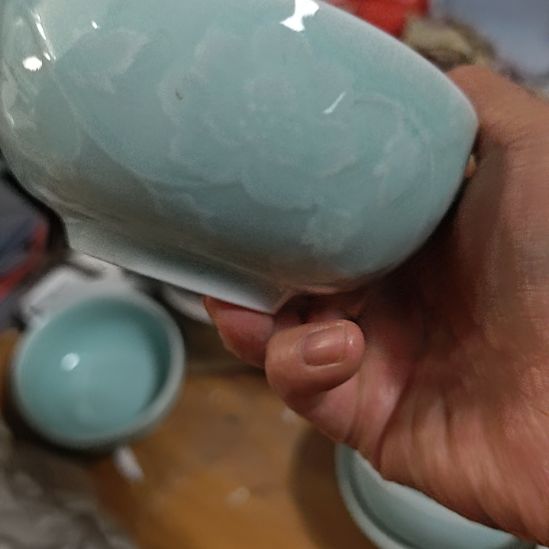 西***～手工制作手工雕刻手工发4个碗
