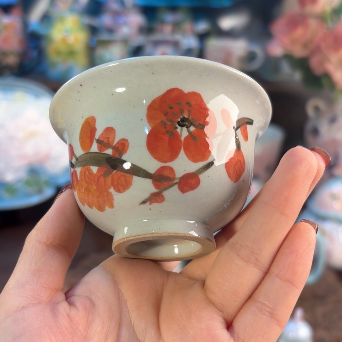 景德镇手绘高温釉下彩陶瓷茶具