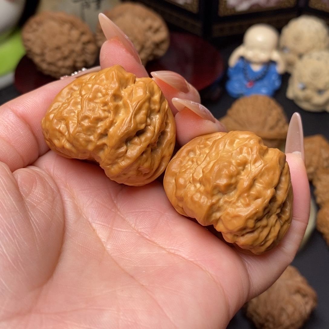 文玩核桃把件小*?蛙蛙39.5