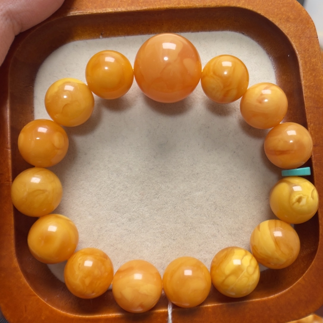 蜜蜡未镶嵌手串蜜蜡