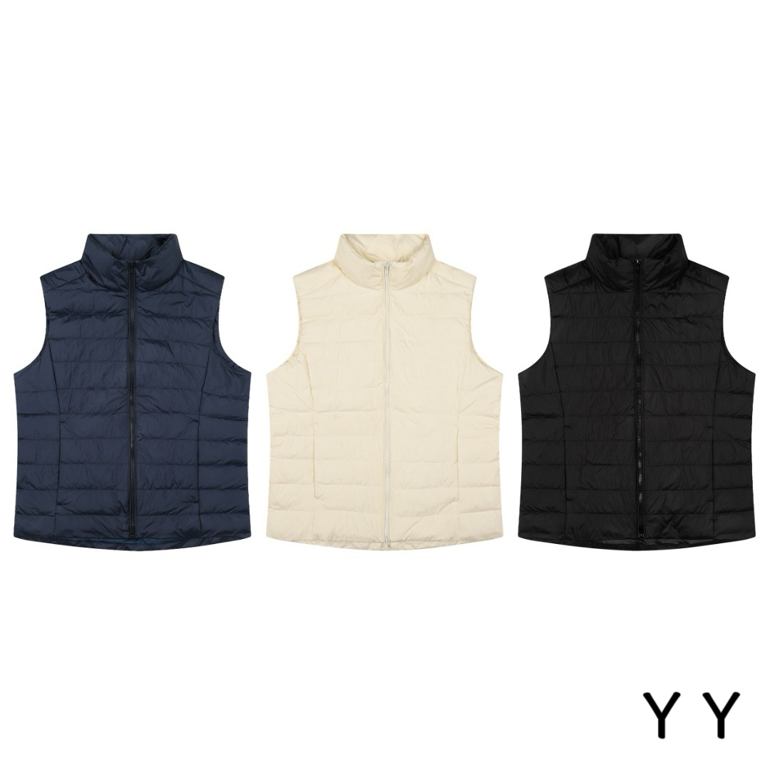 (Y001)小马家美式复古学院风冬季基础男女同款羽绒马甲