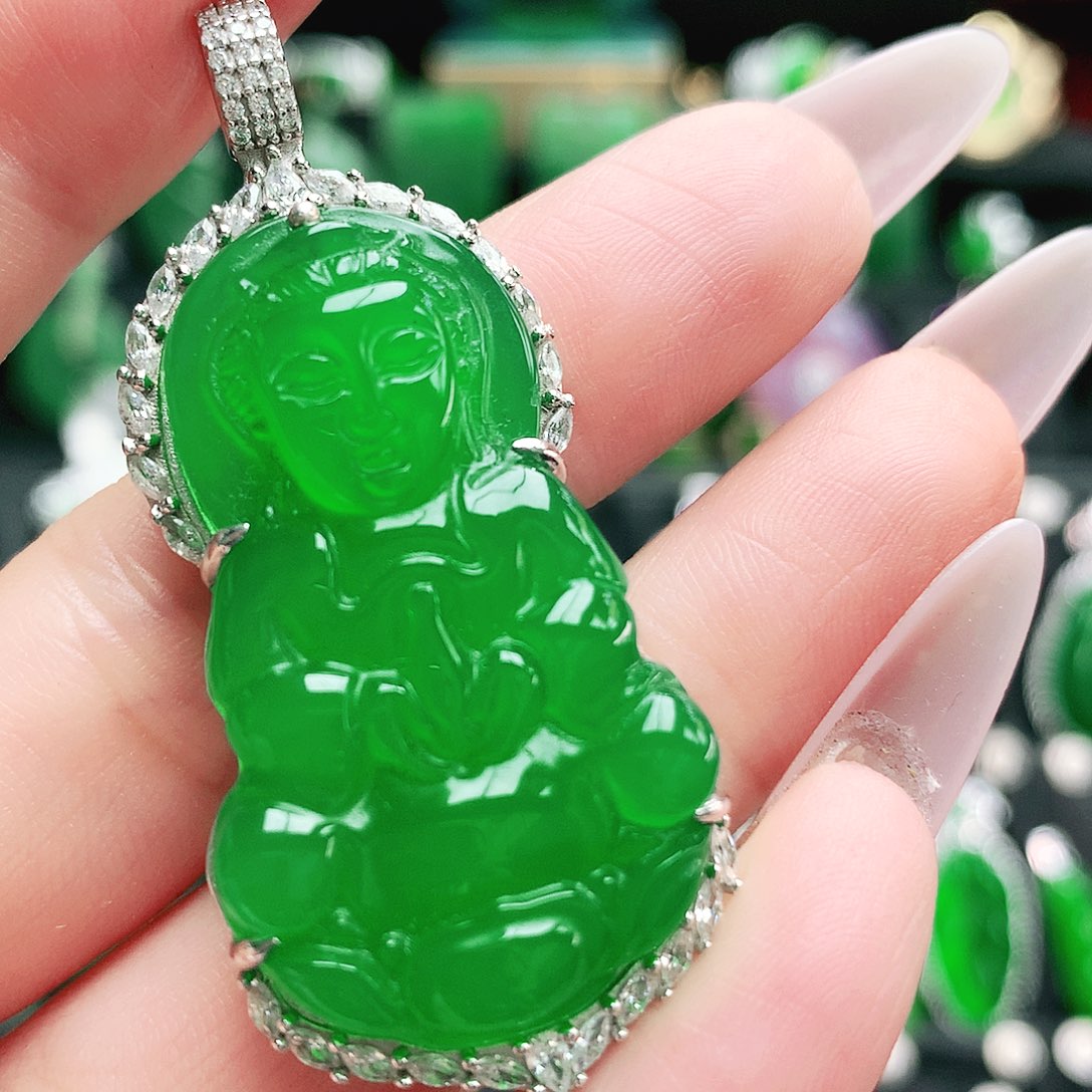 玛瑙/玉髓吊坠银S925镶嵌