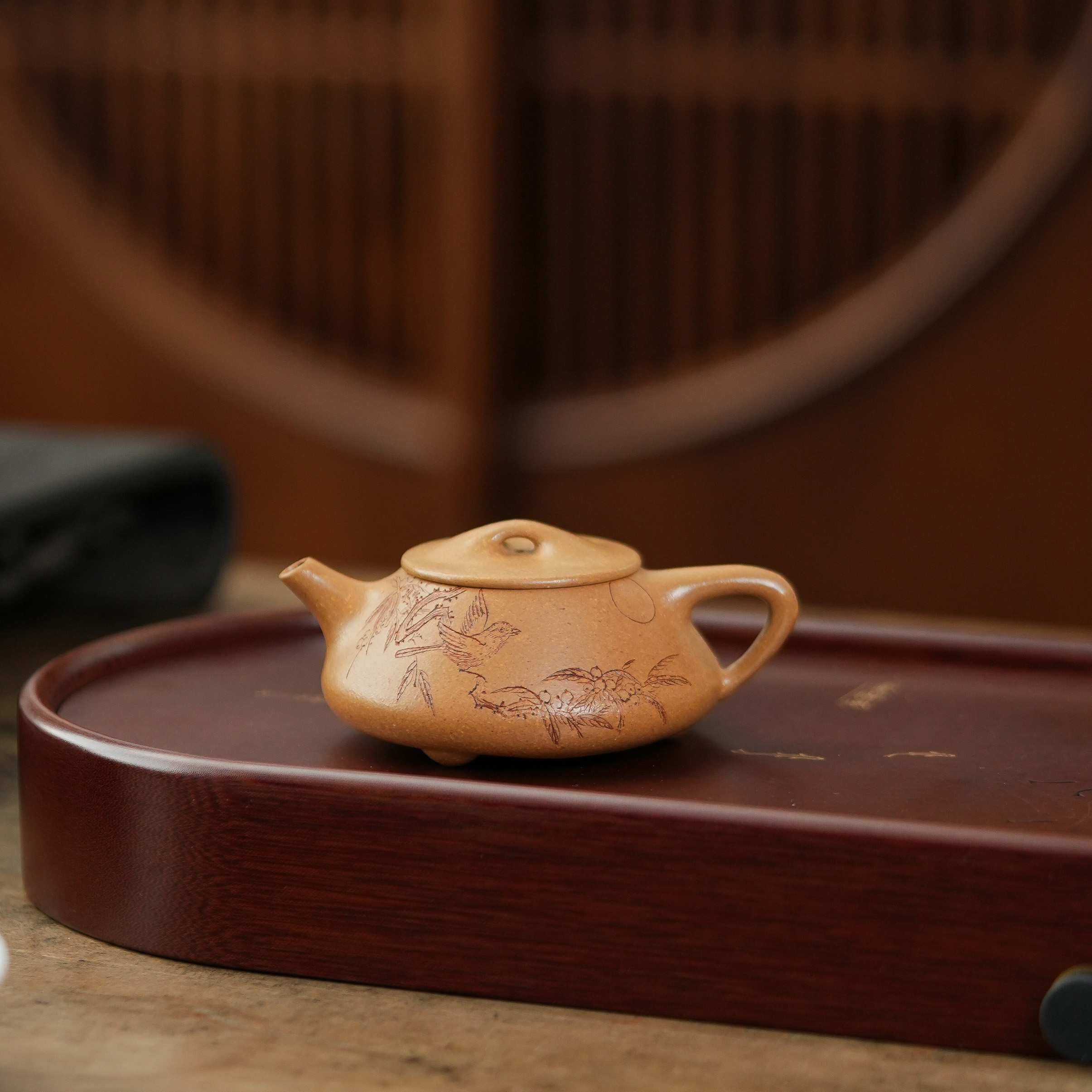 范家壶庄《光明石瓢》大生黄金段130cc品牌系列手工紫砂壶