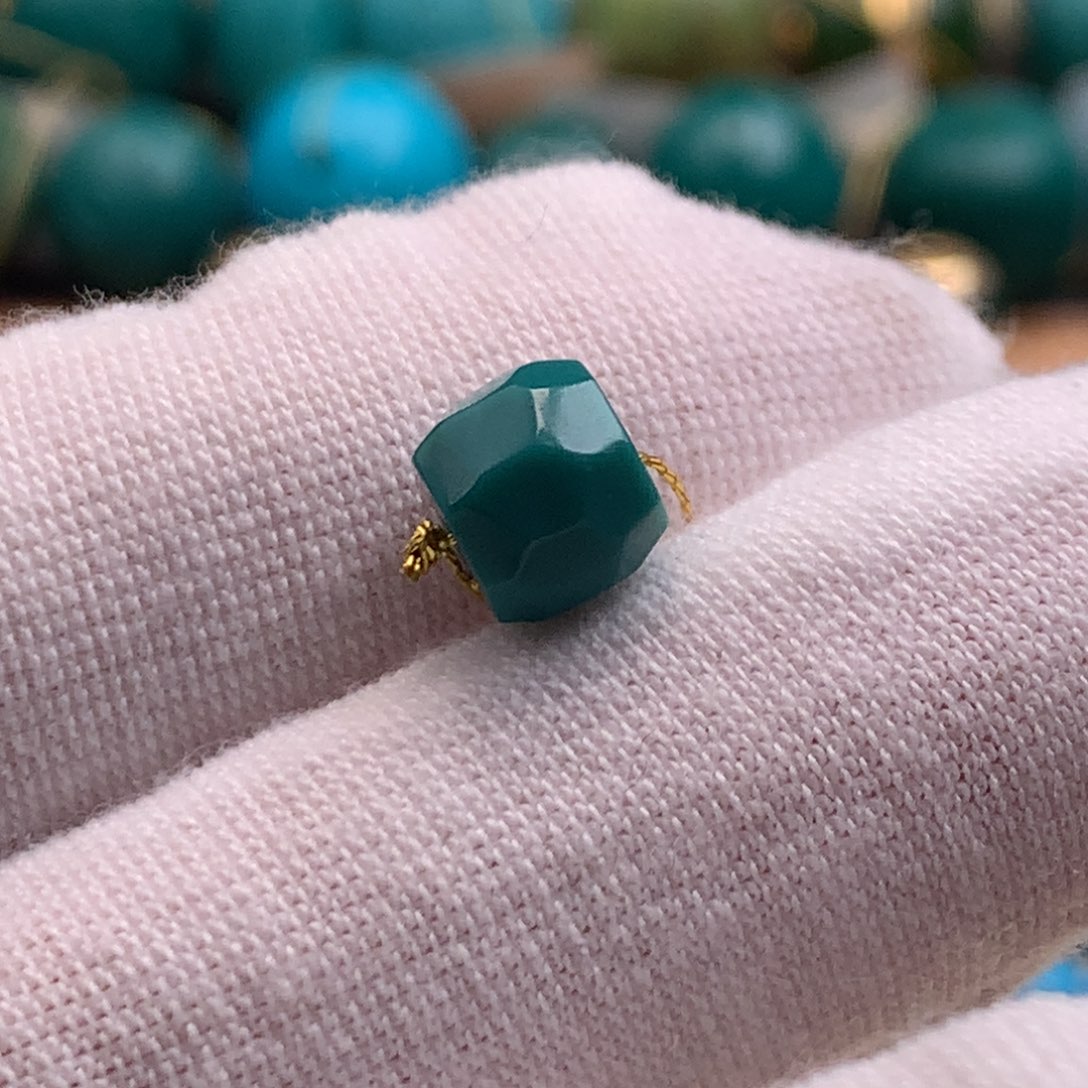 绿松石未镶嵌绿松石7.3mm