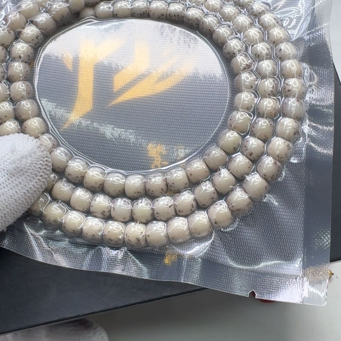 星月菩提手串31梵天糯冰大白鲨河豚7左右桶108