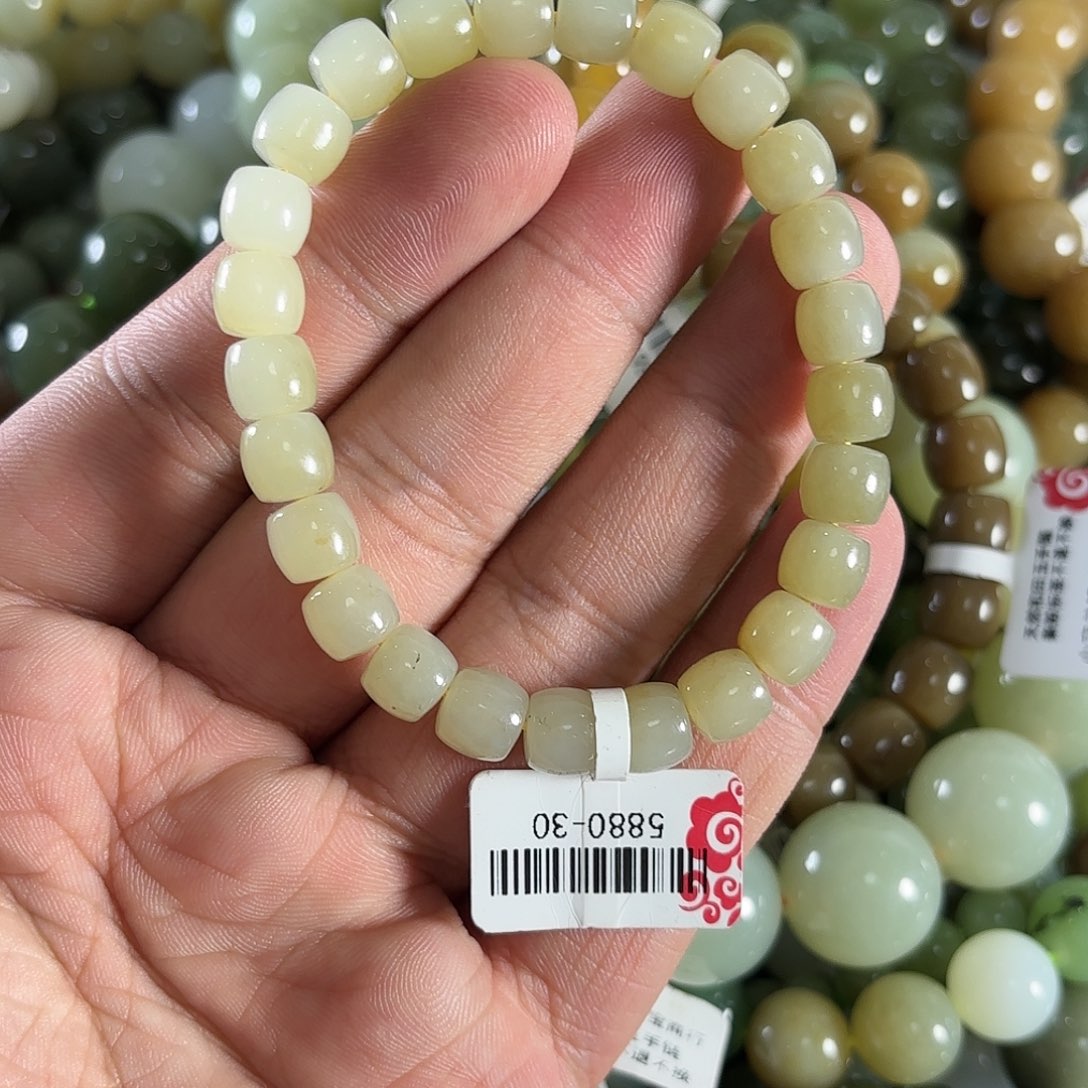 和田玉手链未镶嵌W81