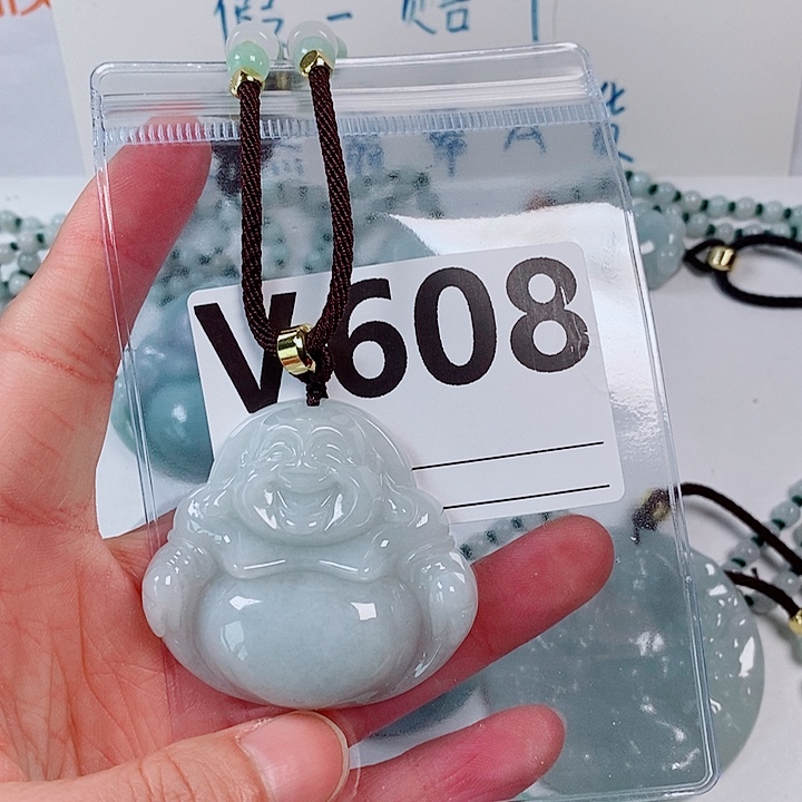 翡翠未镶嵌颈饰天然