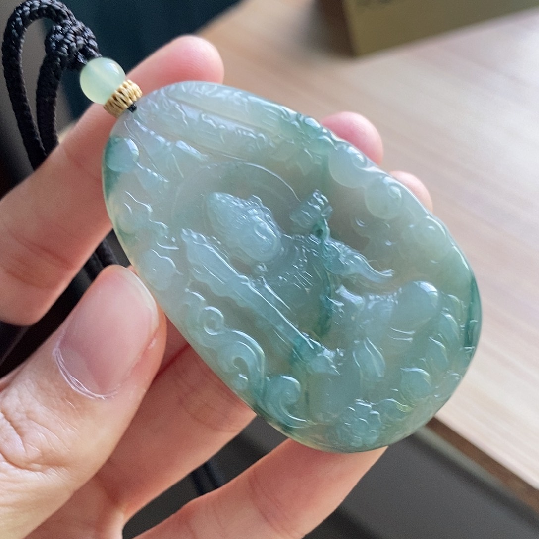 【闪购商品】颈饰未镶嵌翡翠天然缅甸A货翡翠