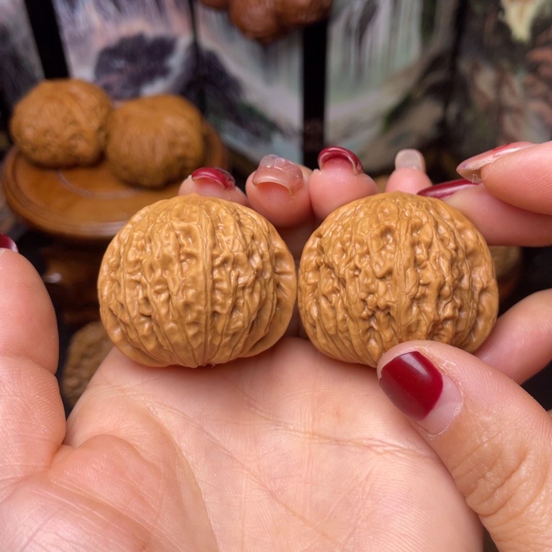 文玩核桃把件37铁锤